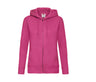 FRUIT OF THE LOOM LADIES PREMIUM HOODED SWEAT JACKET