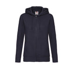 FRUIT OF THE LOOM LADIES PREMIUM HOODED SWEAT JACKET