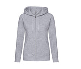 FRUIT OF THE LOOM LADIES PREMIUM HOODED SWEAT JACKET