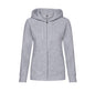 FRUIT OF THE LOOM LADIES PREMIUM HOODED SWEAT JACKET