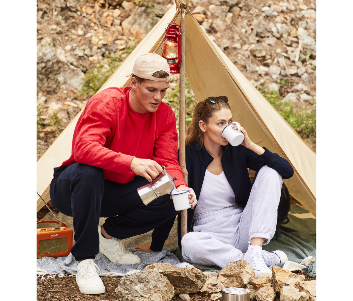 FRUIT OF THE LOOM PREMIUM ELASTICATED CUFF JOG PANTS