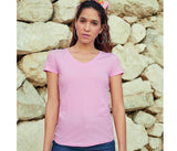FRUIT OF THE LOOM LADIES VALUEWEIGHT V-NECK T