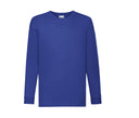 FRUIT OF THE LOOM KIDS VALUEWEIGHT LONG SLEEVE T-SHIRT