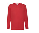 FRUIT OF THE LOOM KIDS VALUEWEIGHT LONG SLEEVE T-SHIRT