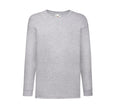 FRUIT OF THE LOOM KIDS VALUEWEIGHT LONG SLEEVE T-SHIRT