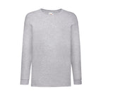 FRUIT OF THE LOOM KIDS VALUEWEIGHT LONG SLEEVE T