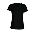 SANS ETIQUETTE LADIES' V-NECK SUPERB TEE