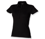 WOMEN'S SHORT-SLEEVED STRETCH POLO