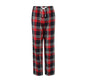 SF CLOTHING WOMEN'S TARTAN LOUNGE TROUSERS