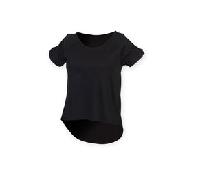 T SHIRT WITH DROP TAIL