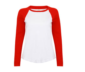 LADIES L/S BASEBALL T