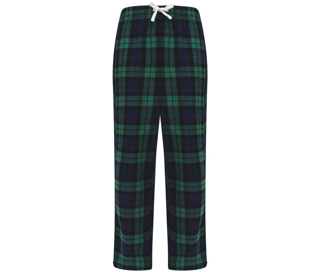 KIDS TARTAN LOUNGE TROUSERS
