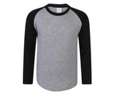 SF CLOTHING KIDS' LONG SLEEVED BASEBALL T