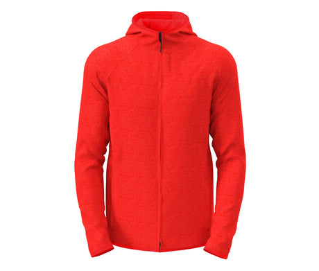 LUX HOODED KNIT FLEECE JACKET FOR MEN