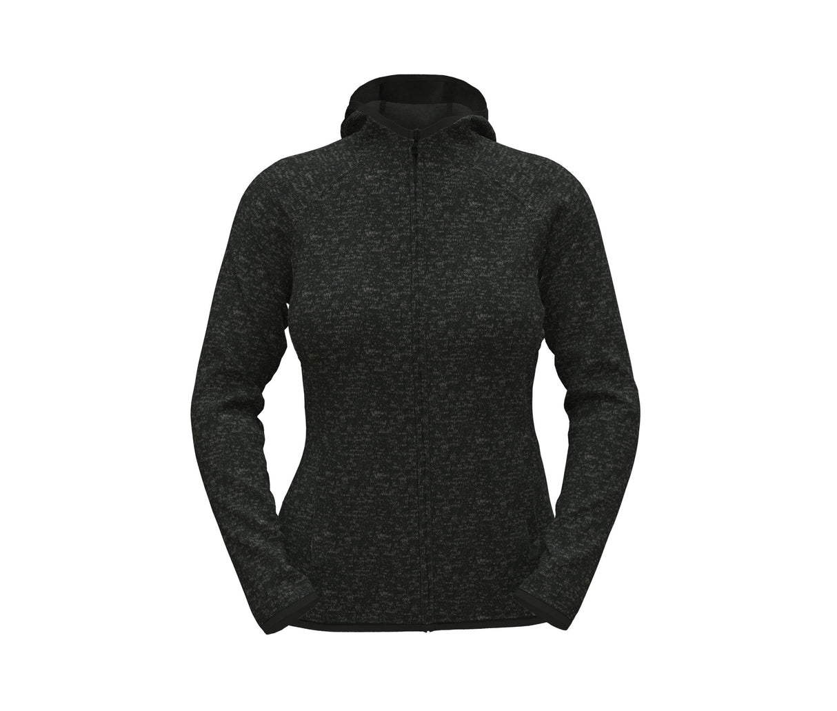 STEDMAN LUX HOODED KNIT FLEECE JACKET FOR WOMEN