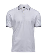TEE JAYS LUXURY STRIPE STRETCH POLO