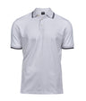TEE JAYS LUXURY STRIPE STRETCH POLO