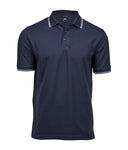 TEE JAYS LUXURY STRIPE STRETCH POLO