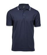TEE JAYS LUXURY STRIPE STRETCH POLO