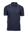 TEE JAYS LUXURY STRIPE STRETCH POLO