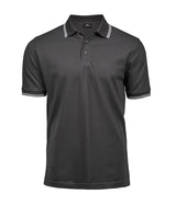 TEE JAYS LUXURY STRIPE STRETCH POLO