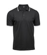 LUXURY STRIPE STRETCH POLO