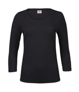 WOMENS STRETCH 3/4 SLEEVE TEE
