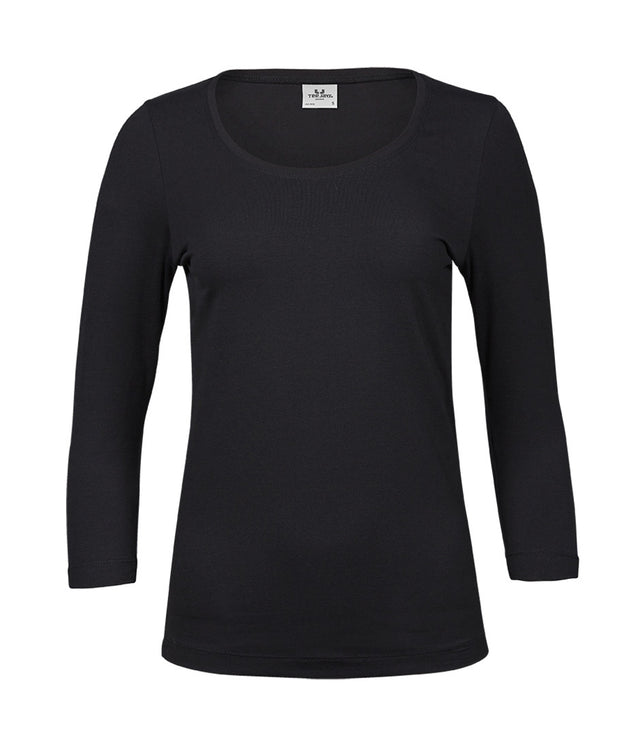 WOMENS STRETCH 3/4 SLEEVE TEE