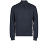TEE JAYS RIBBED INTERLOCK HALF ZIP