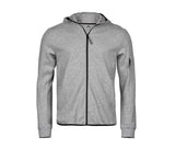 TEE JAYS ATHLETIC HOODED FULL ZIP SWEAT