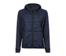 TEE JAYS WOMENS HYBRID-STRETCH HOODED JACKET