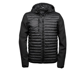 HOODED CROSSOVER JACKET