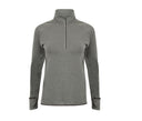 TOMBO LADIES' LONG SLEEVED 1/4 ZIP TOP