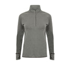 TOMBO LADIES' LONG SLEEVED 1/4 ZIP TOP
