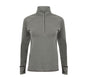 TOMBO LADIES' LONG SLEEVED 1/4 ZIP TOP