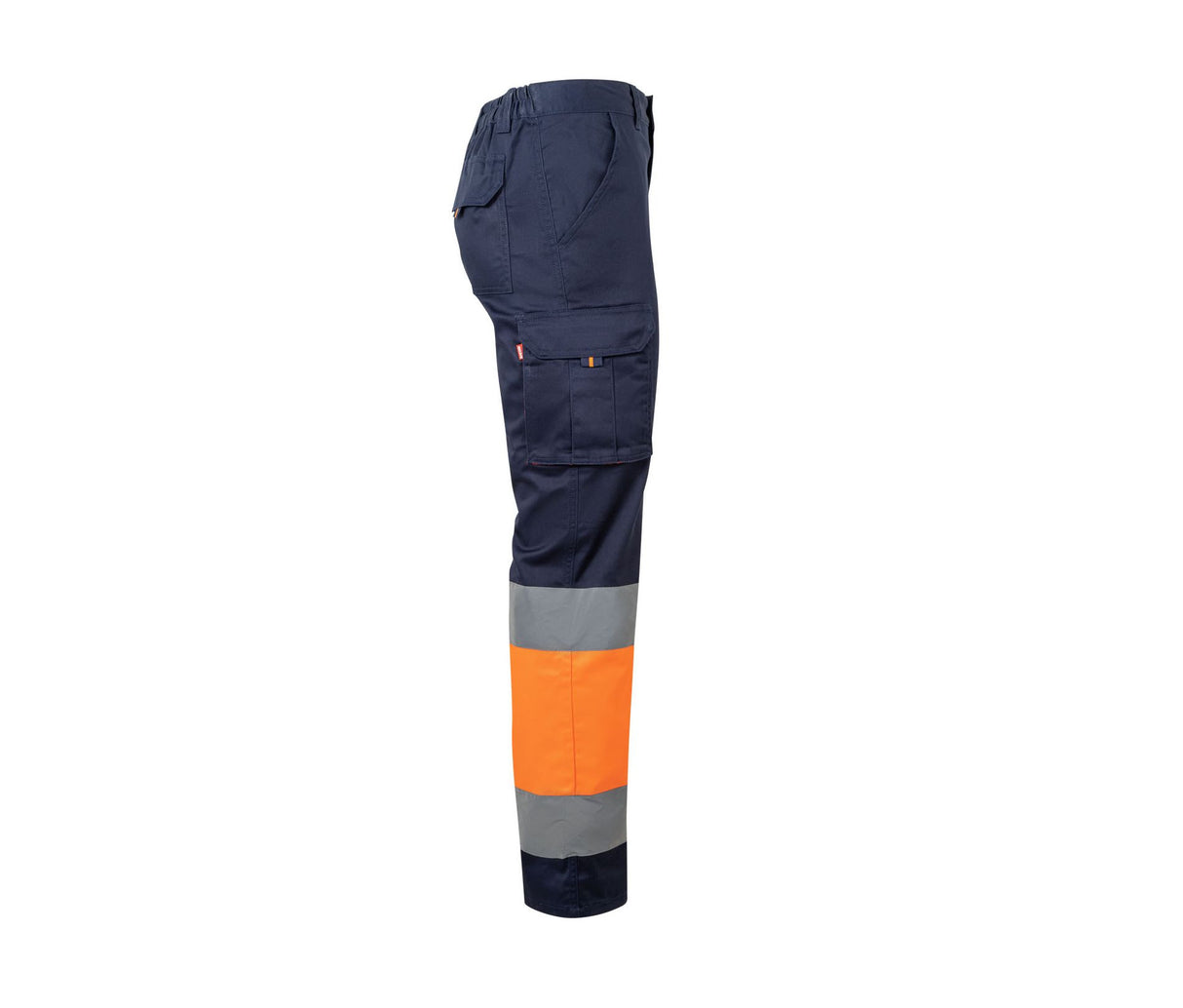 VELILLA TWO-TONE HIGH VISIBILITY MULTI-POCKET STRETCH TROUSERS