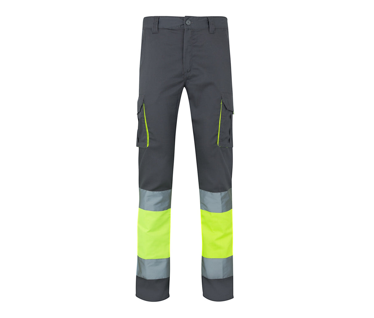 VELILLA TWO-TONE HIGH VISIBILITY MULTI-POCKET STRETCH TROUSERS