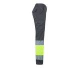 VELILLA TWO-TONE HIGH VISIBILITY MULTI-POCKET STRETCH TROUSERS