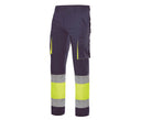 VELILLA TWO-TONE HIGH-VISIBILITY STRETCH MULTI-POCKET TROUSERS