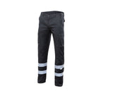 MULTI-POCKET STRETCH TROUSERS WITH REFLECTIVE TAPE