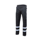 MULTI-POCKET STRETCH TROUSERS WITH REFLECTIVE TAPE
