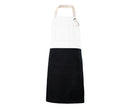 TWO-TONED BIB APRON
