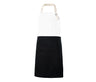TWO-TONED BIB APRON