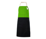 VELILLA TWO-TONED BIB APRON
