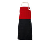 VELILLA TWO-TONED BIB APRON
