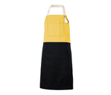 VELILLA TWO-TONED BIB APRON