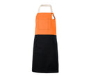 VELILLA TWO-TONED BIB APRON