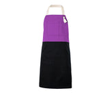 VELILLA TWO-TONED BIB APRON
