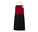 VELILLA TWO-TONED BIB APRON