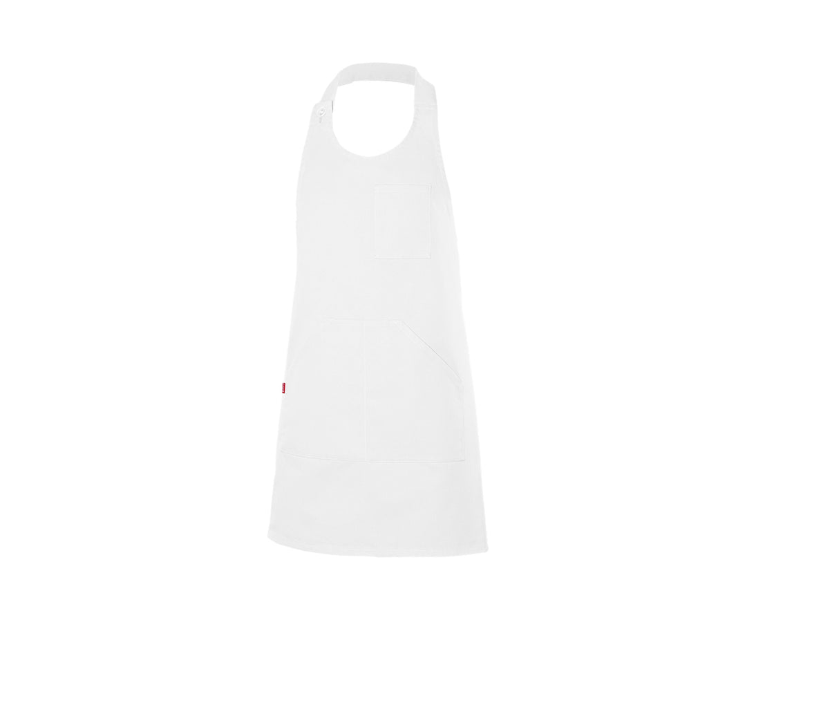 VELILLA SHORT BUTTONED BIB APRON